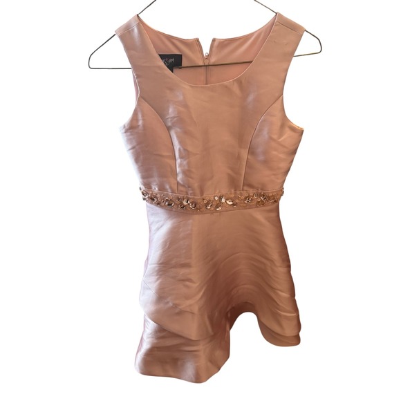 Girls Pink Occasion Party Dress Sleeveless Rhinestone Embellished Special sz. 10 - Picture 1 of 3